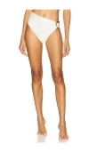 Patbo Jersey Sands Metallic Stone Bikini Bottom In Off White