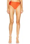 Patbo Jersey Sands Metallic Stone Bikini Bottom In Papric