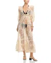 Patbo Joy Lace Dress Swim Cover-up In Neutral