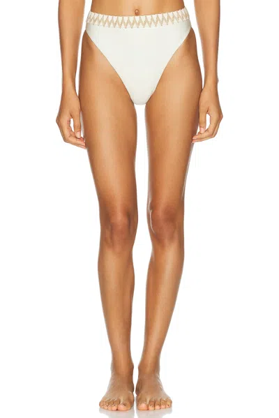 PATBO JUTE TRIM BIKINI BOTTOM