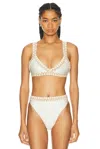 PATBO JUTE TRIM BIKINI TOP