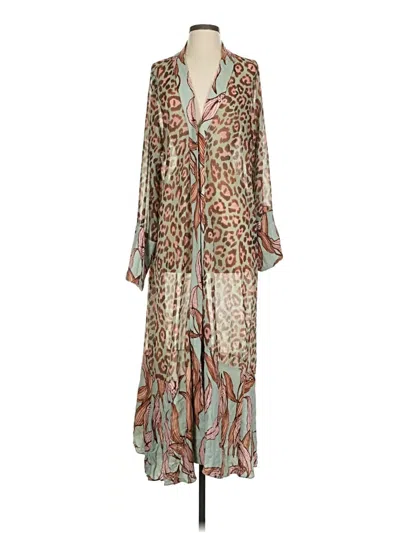 Pre-owned Patbo Kimono In Brown