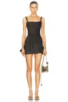 Patbo Knit Mini Dress In Black