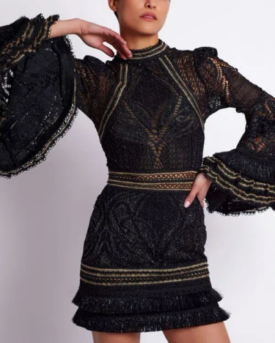 chinese dress ladies Amazon.com: PATBO, Lace and Velvet Midi Dress, 4, Black Lace And Velvet :  Amazon Luxury main image 0