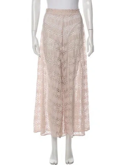 Pre-owned Patbo Lace Pattern Cover-up In Pink