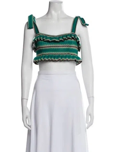 Pre-owned Patbo Lace Pattern Top W/ Tags In Multi