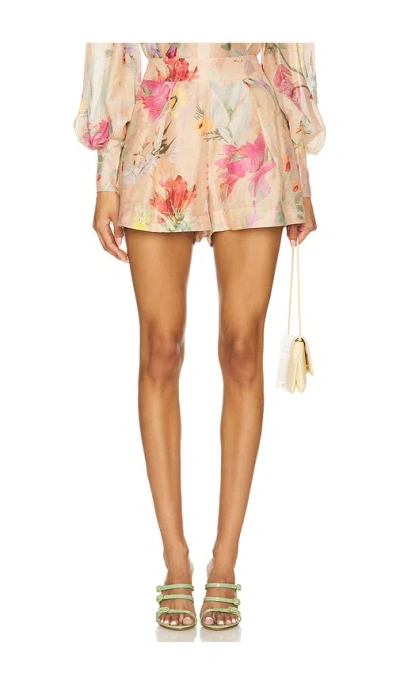 Patbo Lily Flower Short In Multi