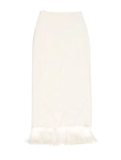 Pre-owned Patbo Long Skirt In Neutrals