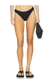 Patbo Merian Knit Bikini Bottom In Black