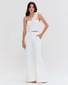 Patbo Merian Knit Pant In Off White