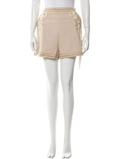 Pre-owned Patbo Mini Shorts In Neutral