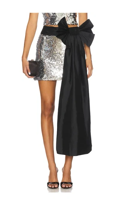 Patbo Moonlight Sequin Mini Skirt In Multi