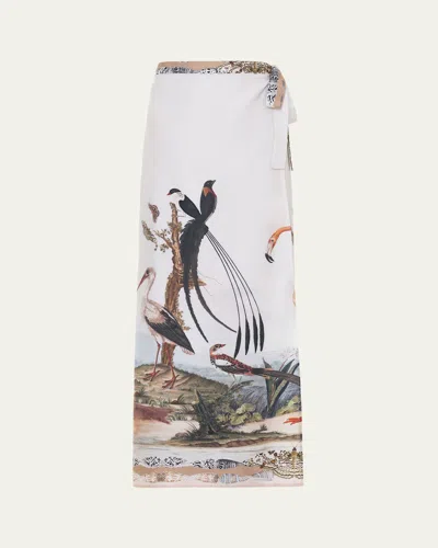 Patbo Paradise Land Beach Skirt In Neutral