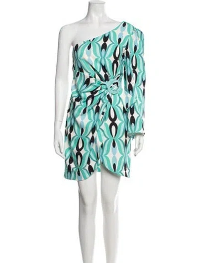 Pre-owned Patbo Patterned Mini Dress In Multicolor