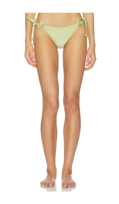 Patbo Petal Bikini Bottom In Green