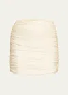Patbo Piscina Stretch Mini Skirt In White