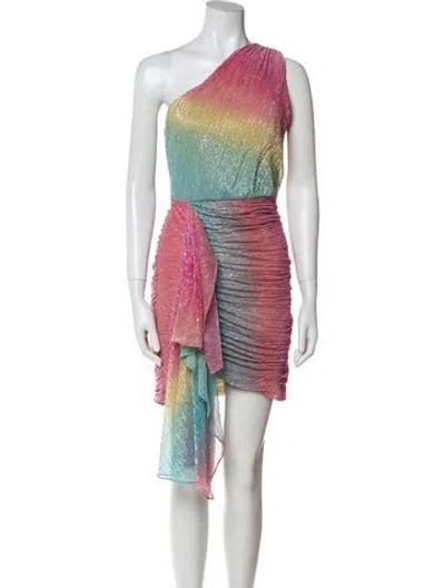 Pre-owned Patbo Printed Knee-length Dress