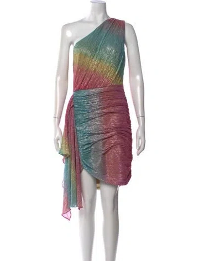 Pre-owned Patbo Printed Mini Dress