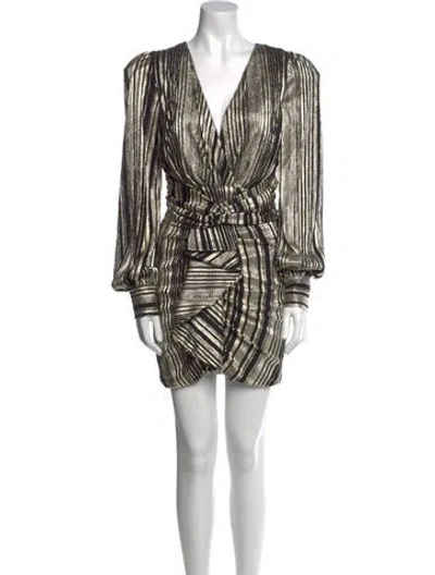 Pre-owned Patbo Printed Mini Dress W/ Tags In Multi