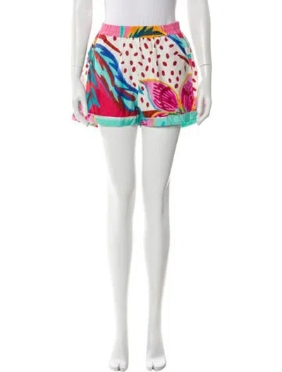 Pre-owned Patbo Printed Mini Shorts In Multi