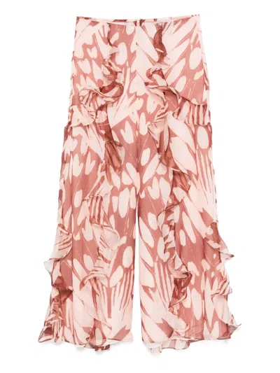 PATBO RUFFLED TROUSERS