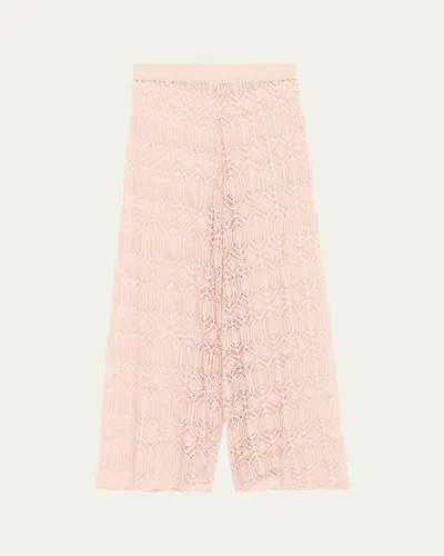 Patbo Seashell Lycra Beach Pants In Pink