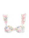 Patbo Seaweed Flutter Bikini Top In Multi