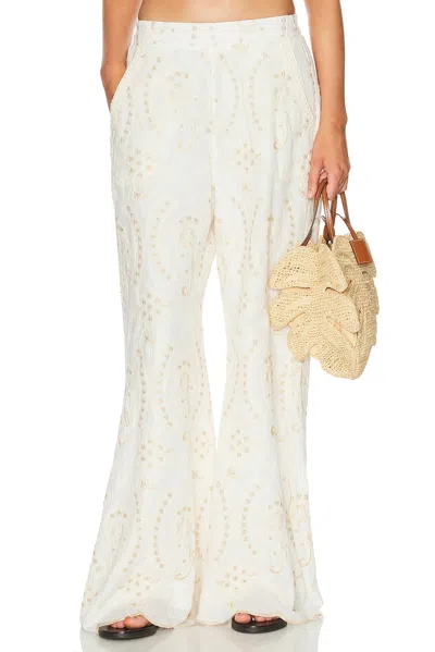 Patbo Serenity Poplin Pant In Off White