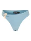 Patbo Shell-embellished Bikini Bottom In Blue