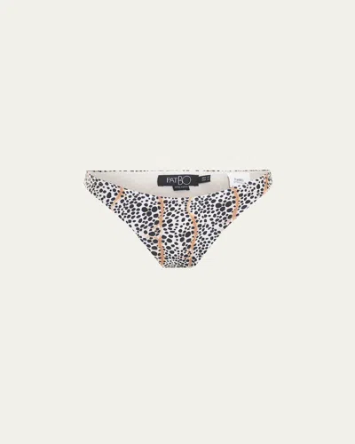 Patbo Speckled Poa Bikini Bottoms In Off White