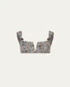 Patbo Speckled Poa Bikini Top In Off White