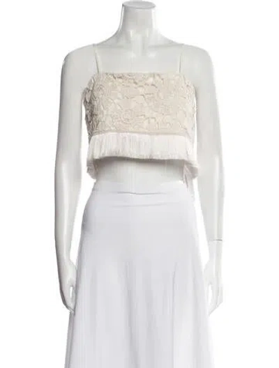 Pre-owned Patbo Square Neckline Sleeveless Crop Top W/ Tags