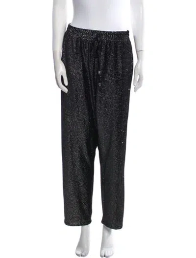 Pre-owned Patbo Straight Leg Pants In Black