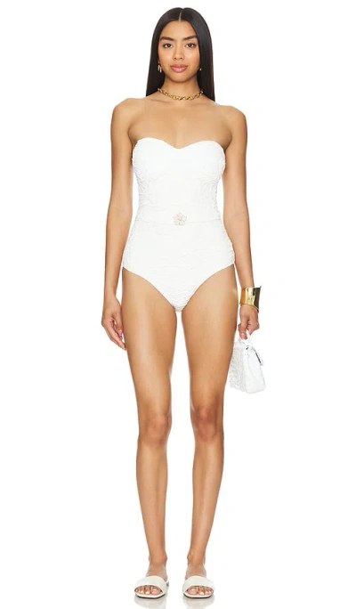 Patbo Strapless One Piece In White