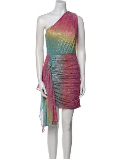 Pre-owned Patbo Striped Mini Dress