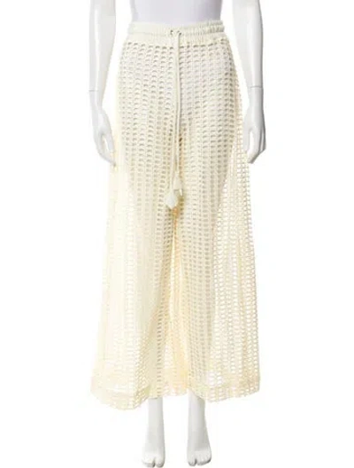 Pre-owned Patbo Striped Wide Leg Pants W/ Tags In Neutral