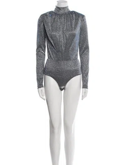 Pre-owned Patbo Turtleneck Long Sleeve Bodysuit W/ Tags In Multi