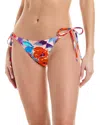 Patbo Violet String Bikini Bottom In Multi
