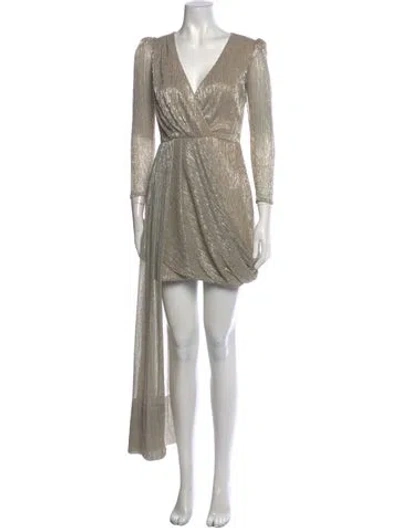 Pre-owned Patbo V-neck Long Dress