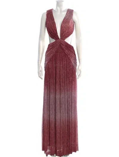 Pre-owned Patbo V-neck Long Dress W/ Tags