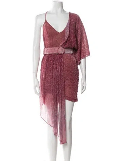 Pre-owned Patbo V-neck Mini Dress