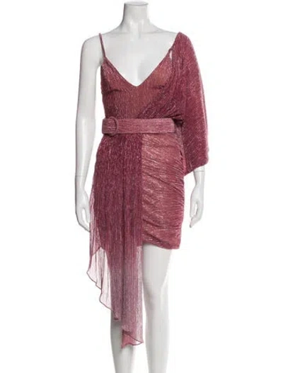 Pre-owned Patbo V-neck Mini Dress