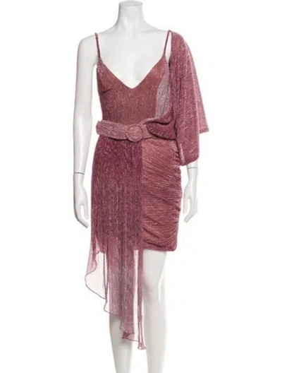 Pre-owned Patbo V-neck Mini Dress