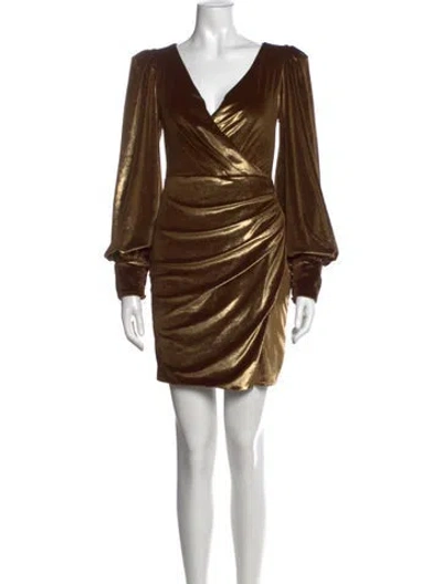 Pre-owned Patbo V-neck Mini Dress