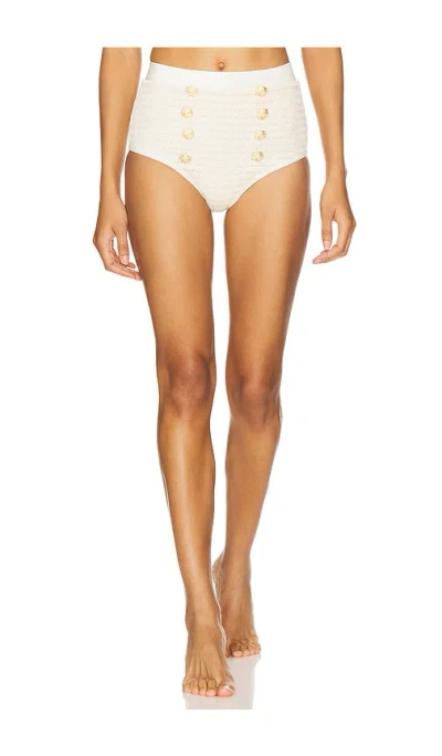 Patbo White Gold Hot Short In Off White