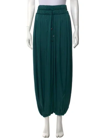 Pre-owned Patbo Wide Leg Pants In Green