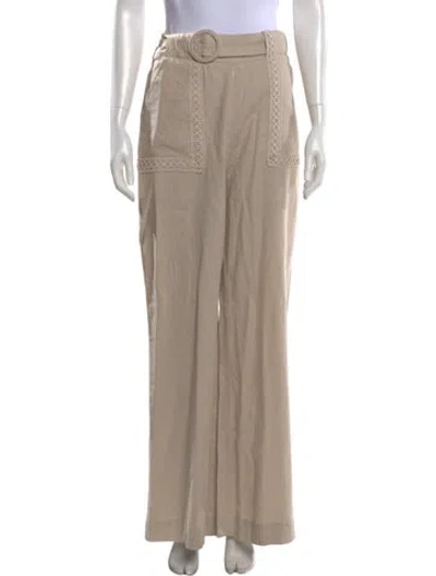 Pre-owned Patbo Wide Leg Pants In Neutral
