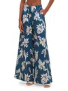 Patbo Women's Artichoke Wide-leg Pants In Blue