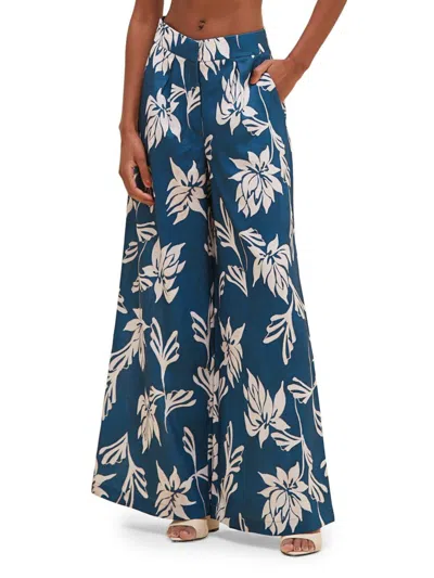 Patbo Women's Artichoke Wide-leg Pants In Blue