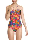 PATBO WOMEN'S ASTER FLORAL ONE PIECE SWIMSUIT